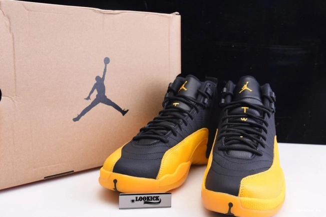 Reps TB Air Black Jordan 12 Retro University Gold 130690-070 0721